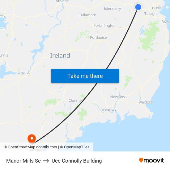 Manor Mills Sc to Ucc Connolly Building map