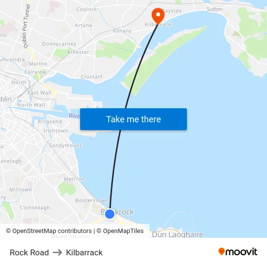 Rock Road to Kilbarrack map