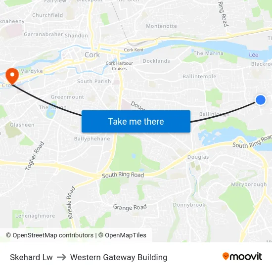 Skehard Lw to Western Gateway Building map