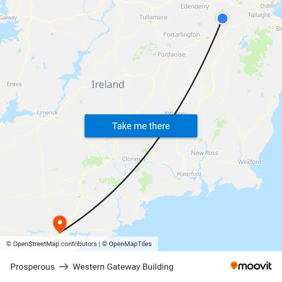 Prosperous to Western Gateway Building map