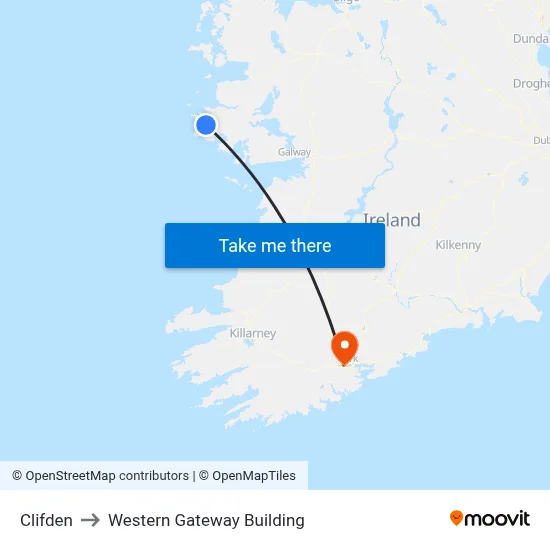 Clifden to Western Gateway Building map