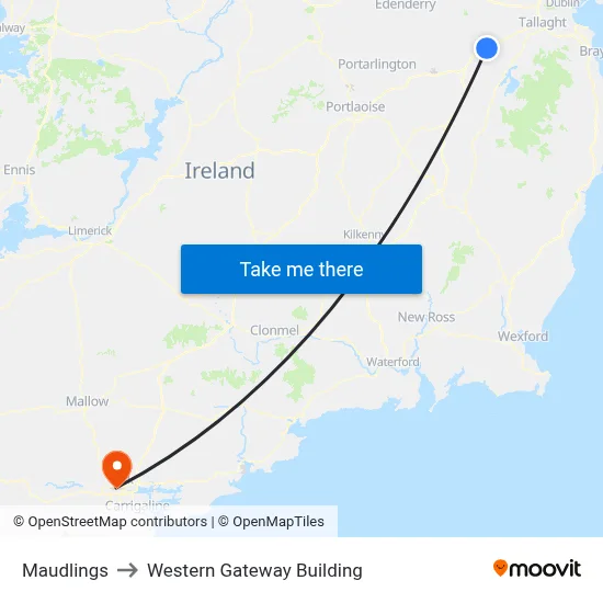 Maudlings to Western Gateway Building map