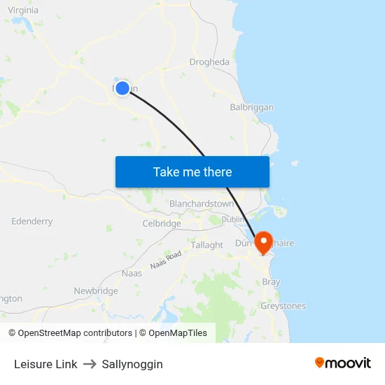 Leisure Link to Sallynoggin map