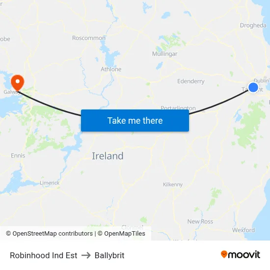 Robinhood Ind Est to Ballybrit map
