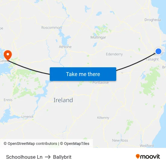 Schoolhouse Ln to Ballybrit map