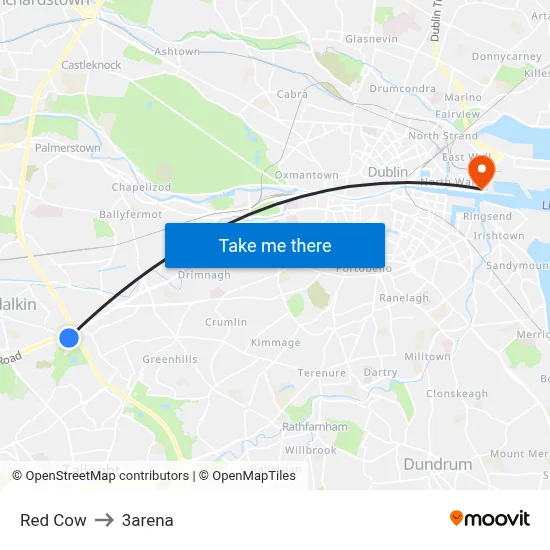 Red Cow to 3arena map
