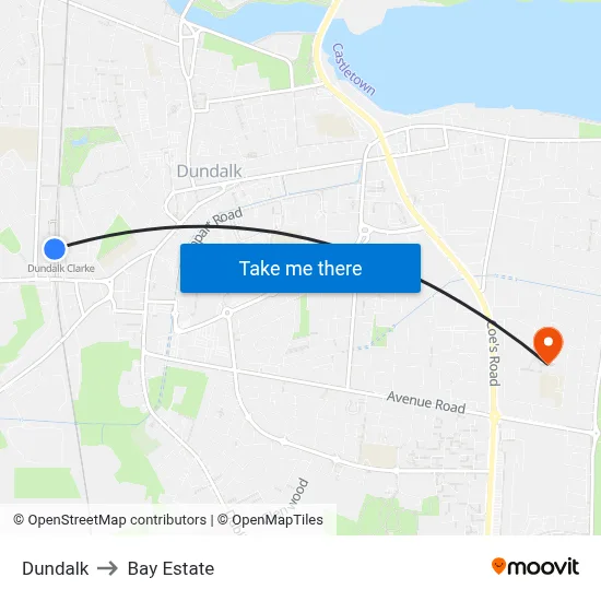 Dundalk to Bay Estate map