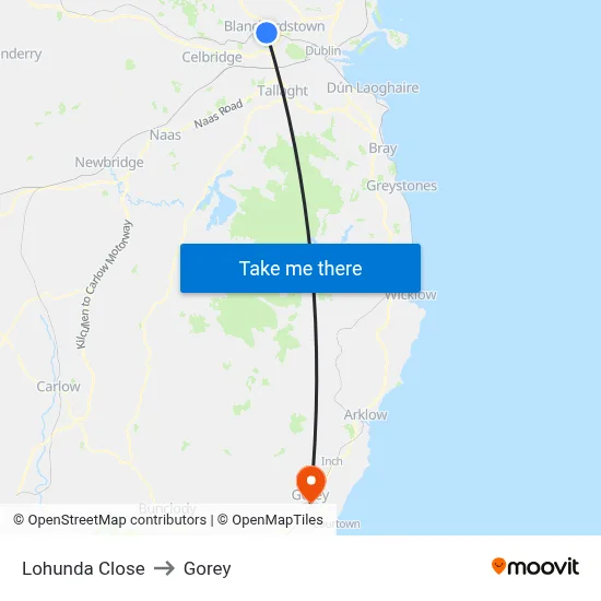 Lohunda Close to Gorey map