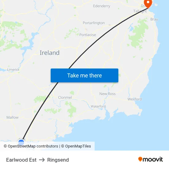 Earlwood Est to Ringsend map
