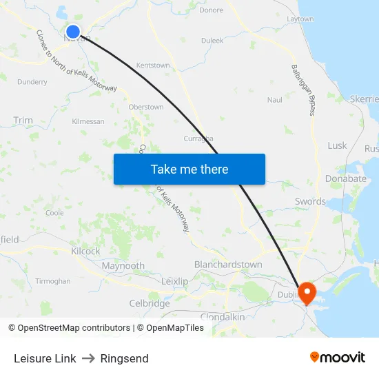 Leisure Link to Ringsend map