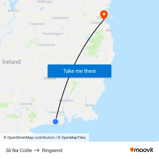 Slí Na Coille to Ringsend map