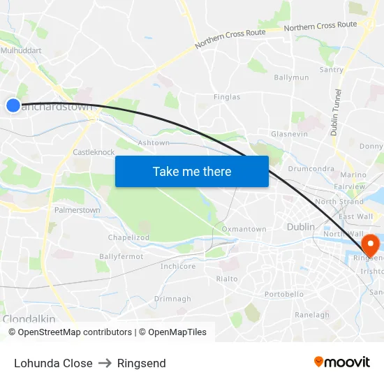 Lohunda Close to Ringsend map