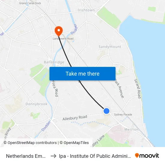 Netherlands Embassy to Ipa - Institute Of Public Administration map