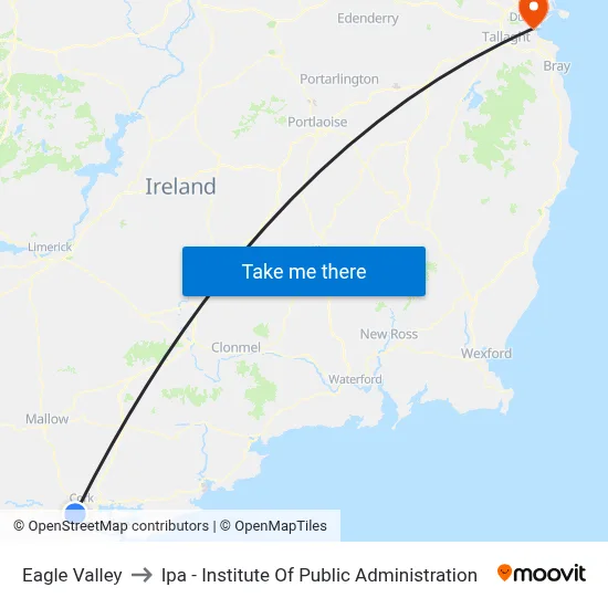 Eagle Valley to Ipa - Institute Of Public Administration map