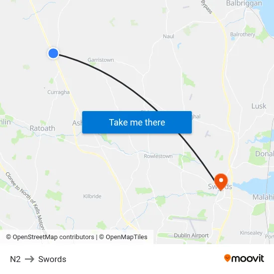 N2 to Swords map