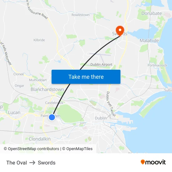 The Oval to Swords map