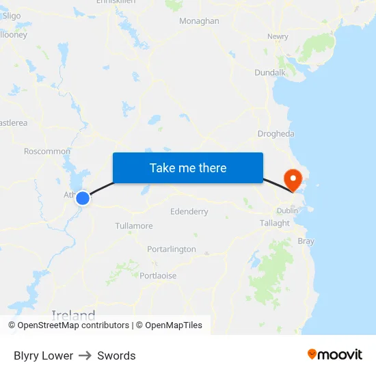 Blyry Lower to Swords map