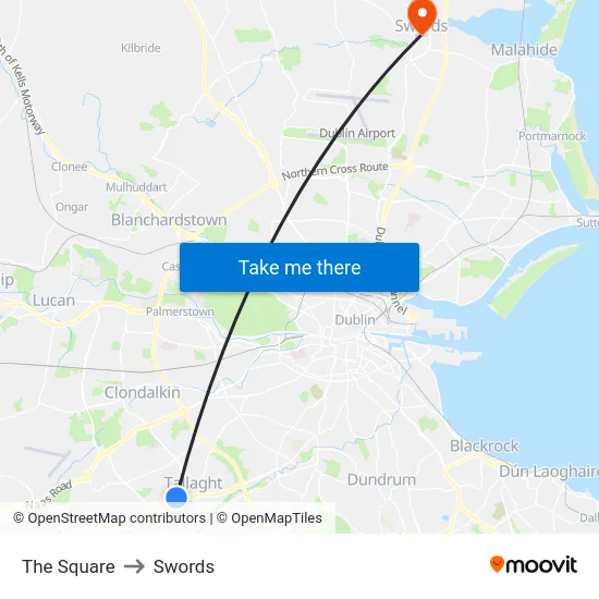 The Square to Swords map