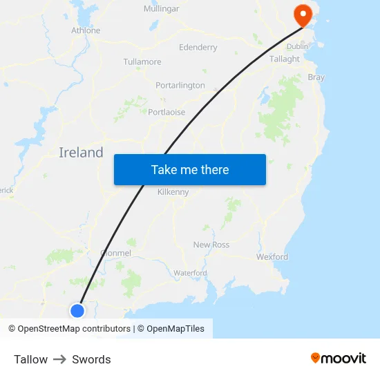 Tallow to Swords map