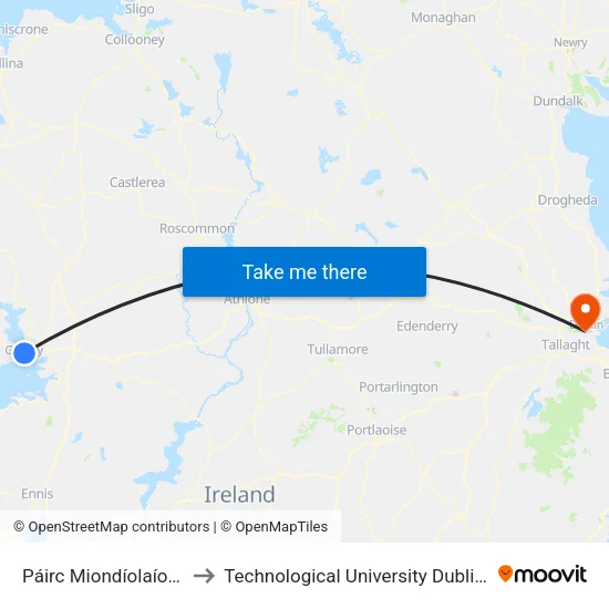 Páirc Miondíolaíochta Thír Oileáin to Technological University Dublin - Bolton Street Campus map