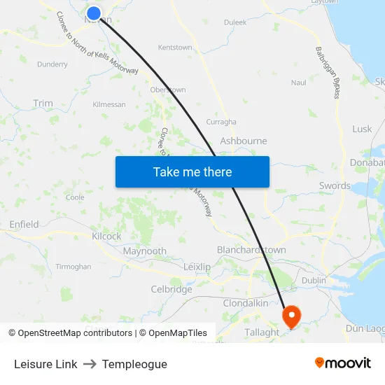 Leisure Link to Templeogue map