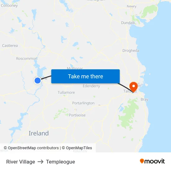 River Village to Templeogue map