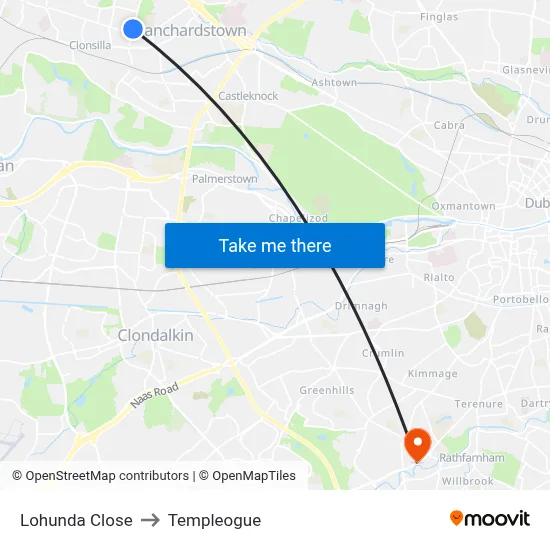 Lohunda Close to Templeogue map