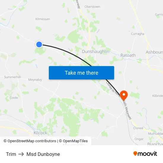 Trim to Msd Dunboyne map