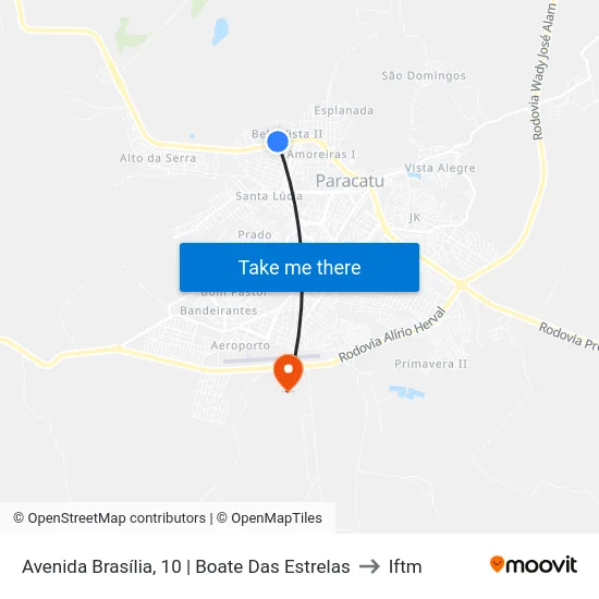 Avenida Brasília, 10 | Boate Das Estrelas to Iftm map