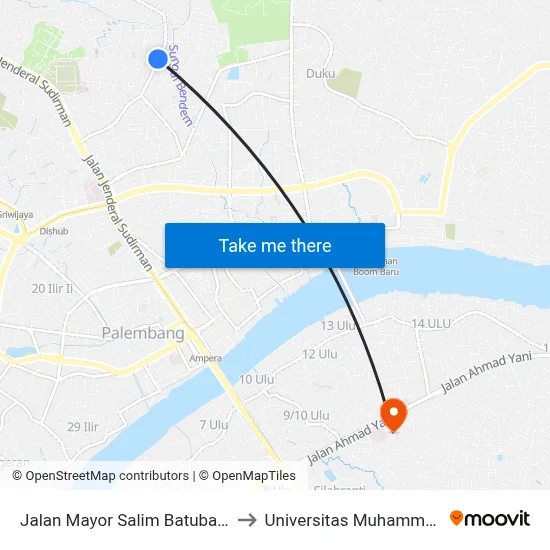Jalan Mayor Salim Batubara, 647 to Universitas Muhammadiyah map