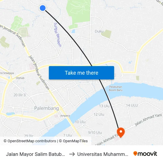 Jalan Mayor Salim Batubara, 99 to Universitas Muhammadiyah map