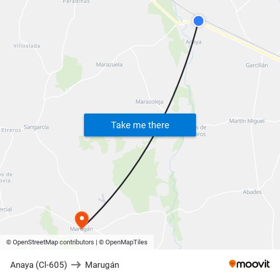 Anaya (Cl-605) to Marugán map