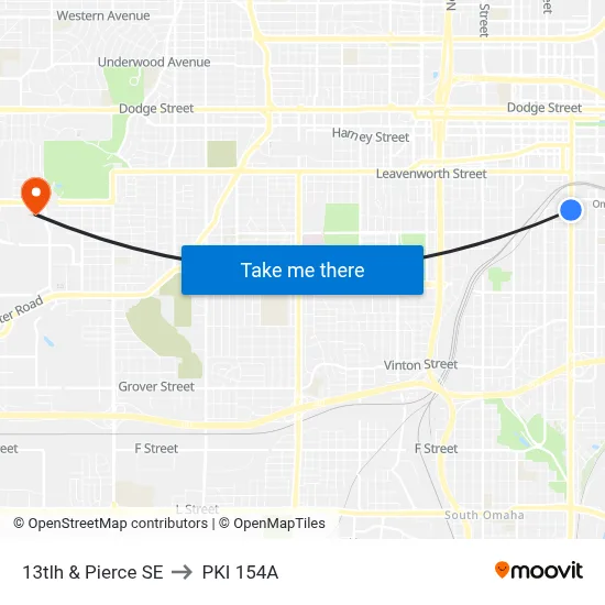 13tlh & Pierce SE to PKI 154A map