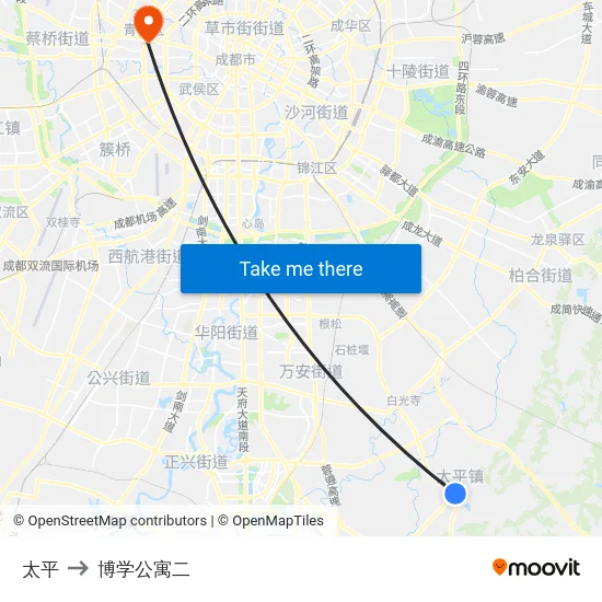 太平 to 博学公寓二 map
