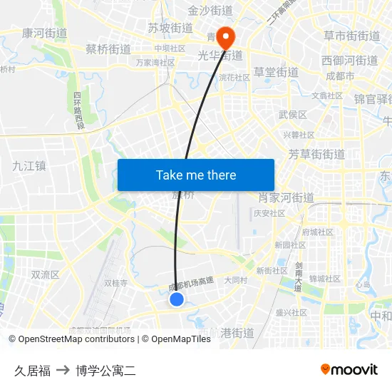 久居福 to 博学公寓二 map