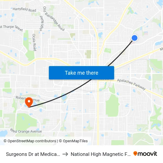Surgeons Dr at Medical Dr Wb to National High Magnetic Field Lab map