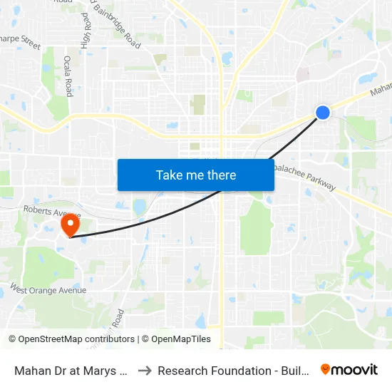 Mahan Dr at Marys Dr Eb to Research Foundation - Building A map