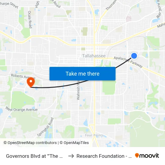 Governors Blvd at '"The Movies" Wb to Research Foundation - Building A map