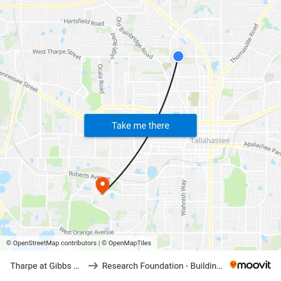 Tharpe at Gibbs Wb to Research Foundation - Building A map