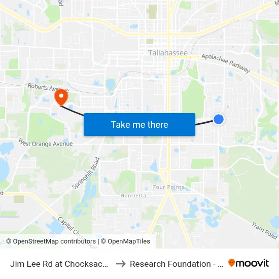 Jim Lee Rd at Chocksacka Nene Nb to Research Foundation - Building A map
