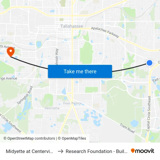 Midyette at Centerview Sb to Research Foundation - Building A map