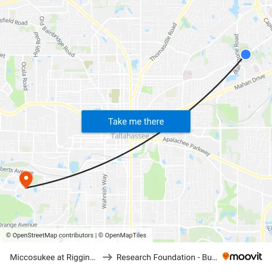 Miccosukee at Riggins Ib Wb to Research Foundation - Building A map
