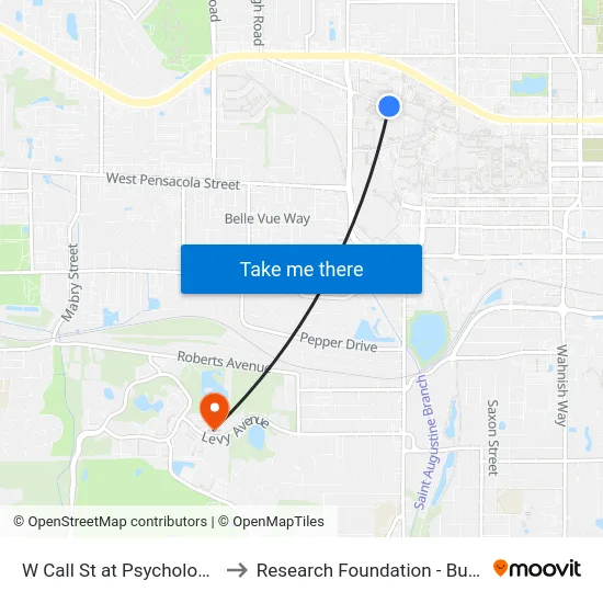 W Call St at Psychology  Way to Research Foundation - Building A map