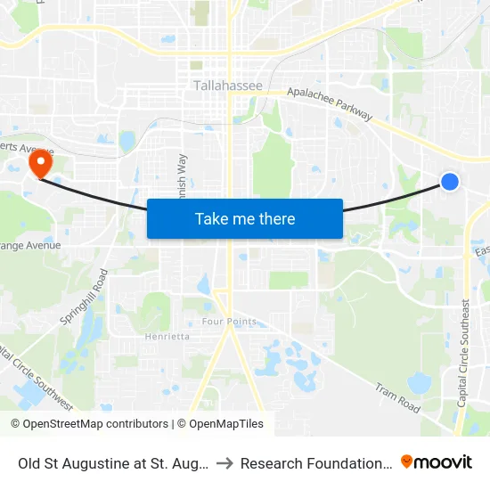 Old St Augustine at St. Augustine Hills Eb to Research Foundation - Building A map