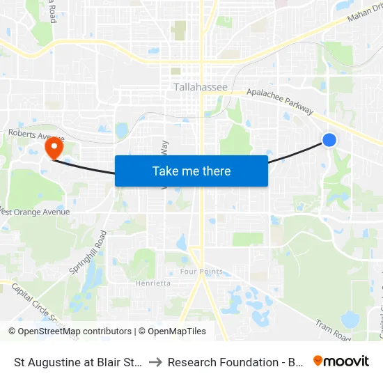 St Augustine at Blair Stone Wb to Research Foundation - Building A map