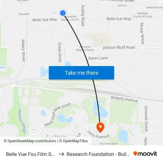 Belle Vue Fsu Film School to Research Foundation - Building A map