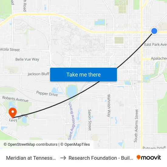 Meridian at Tennessee Nb to Research Foundation - Building A map