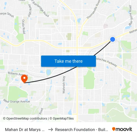 Mahan Dr at Marys Dr Eb to Research Foundation - Building A map