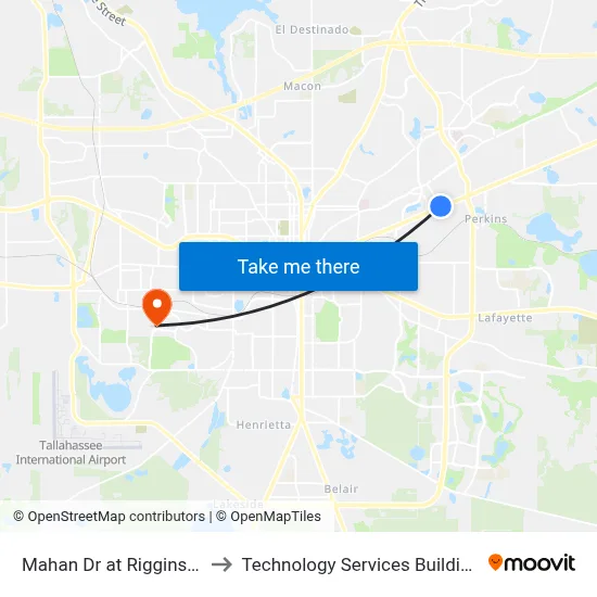 Mahan Dr at Riggins Rd Wb to Technology Services Building (Elbit) map