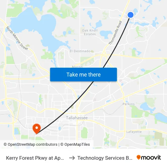 Kerry Forest Pkwy at Appledore Ln Wb to Technology Services Building (Elbit) map